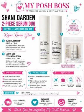 $10 SALE 💋Shani Darden 2-Piece Serum Duo